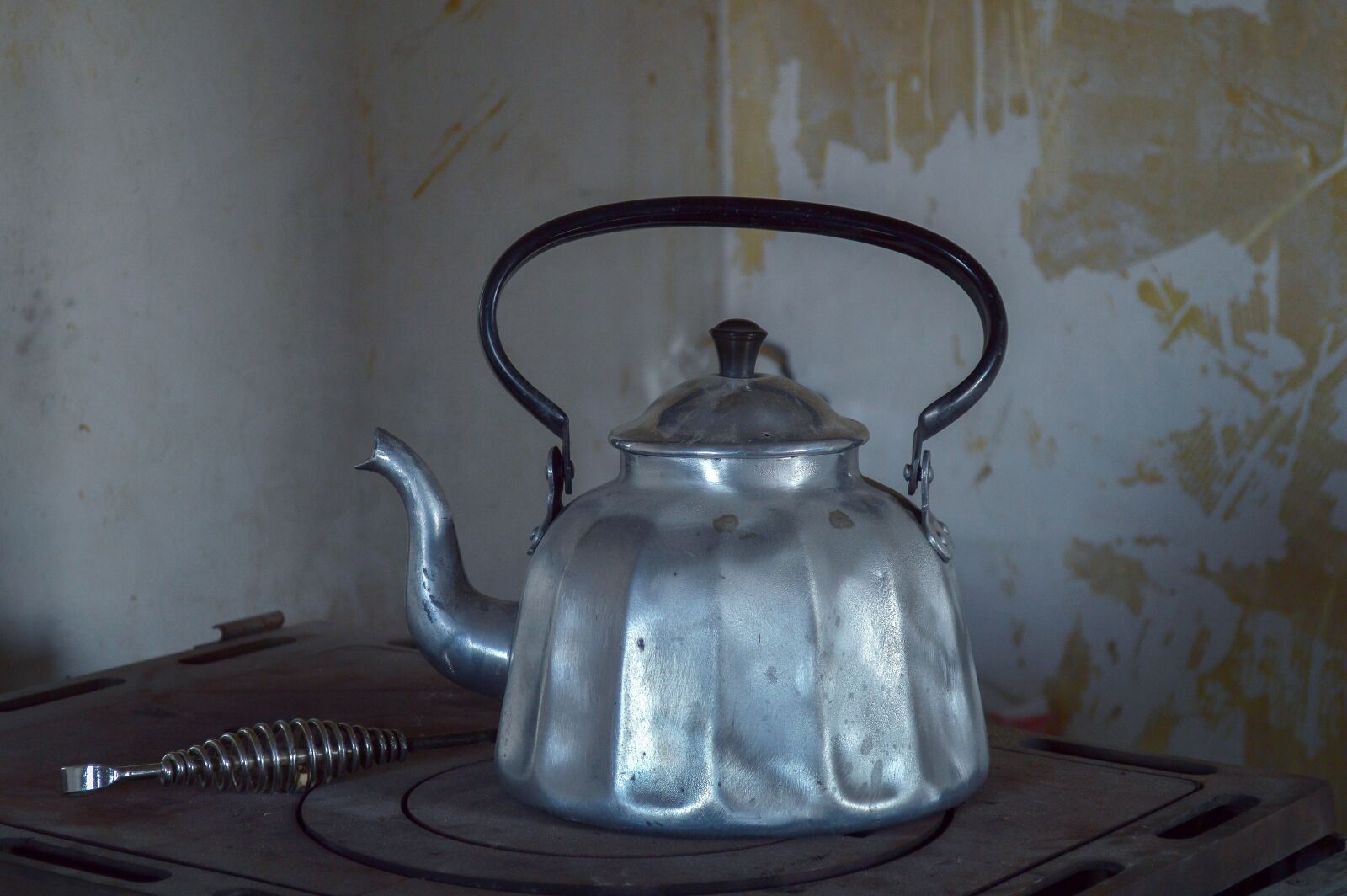 Nikon D3200 sample photo. Water boiler, lost place photography