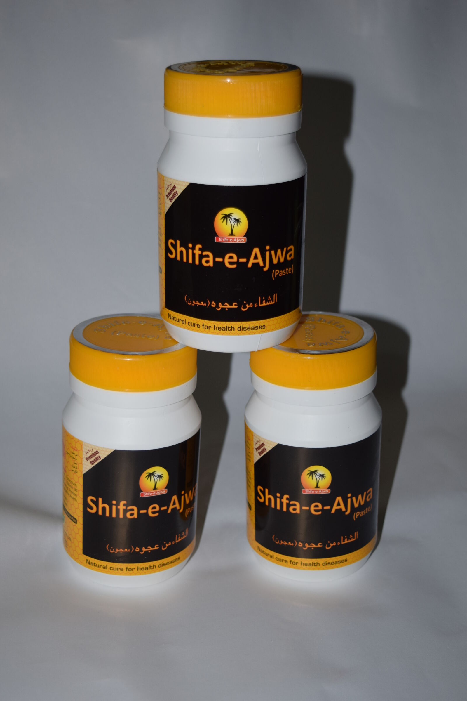 Nikon D3300 sample photo. Ajwa, bottle, paste, shifa photography