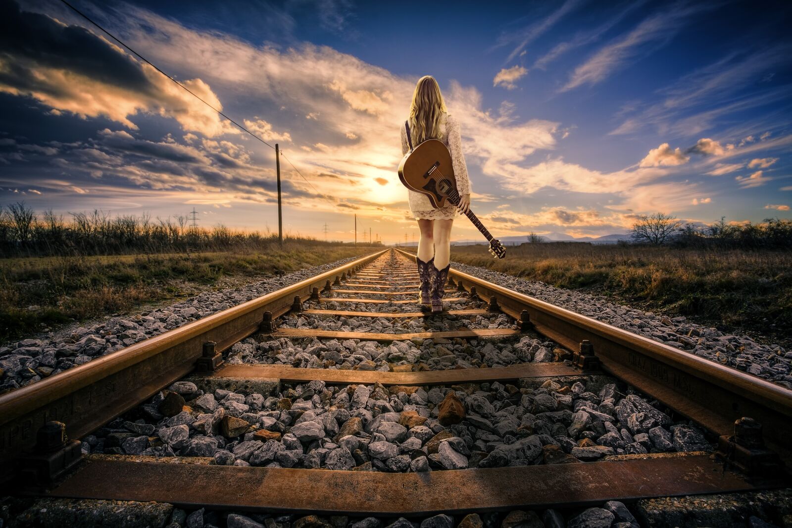 Canon EOS 70D sample photo. Railway line, railway, rail photography
