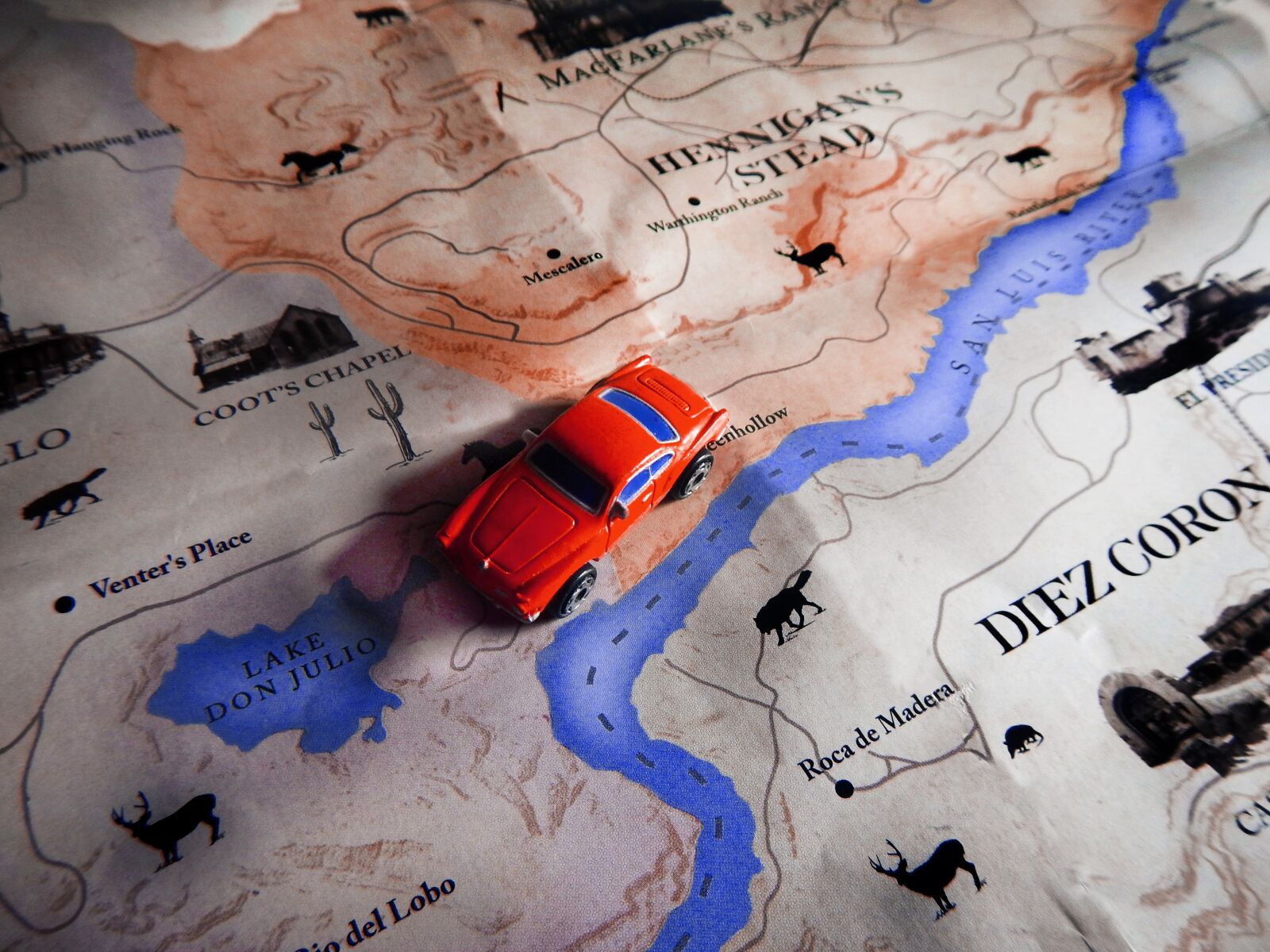 Nikon Coolpix AW110 sample photo. Travel, map, toy photography