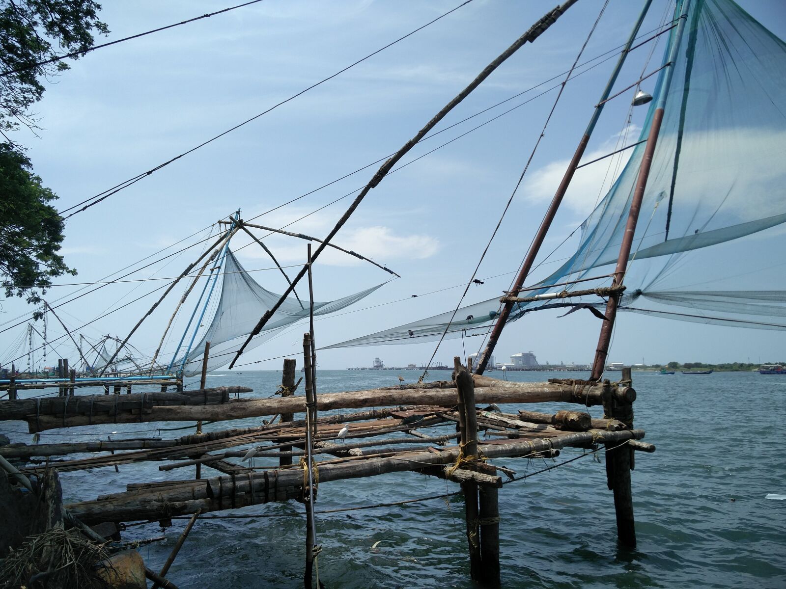 OnePlus 2 sample photo. Kochi, chinese fishing nets photography