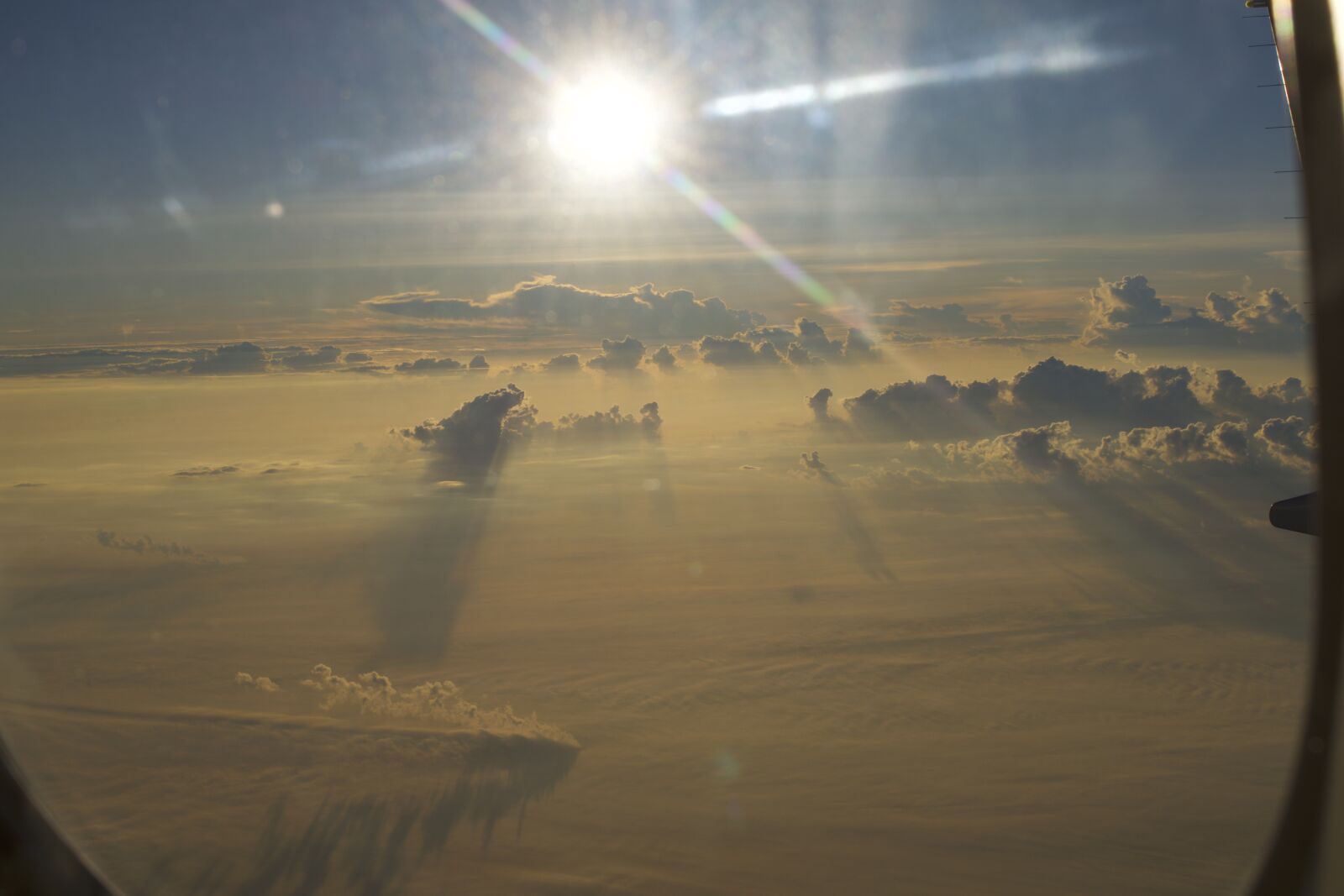 Nikon D3300 sample photo. Above, the, clouds, airplane photography
