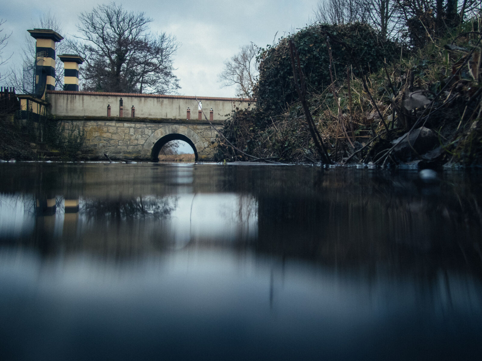 Olympus TG-4 sample photo. Architecture, bridge, canal, dawn photography
