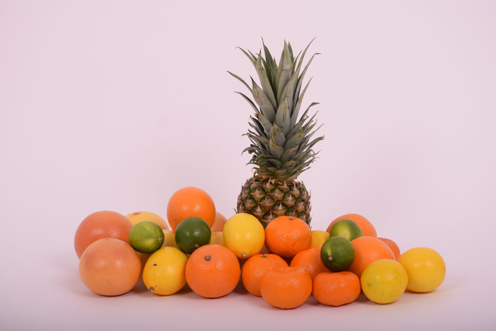 Nikon D3300 sample photo. Pineapple, orange, tangerine photography