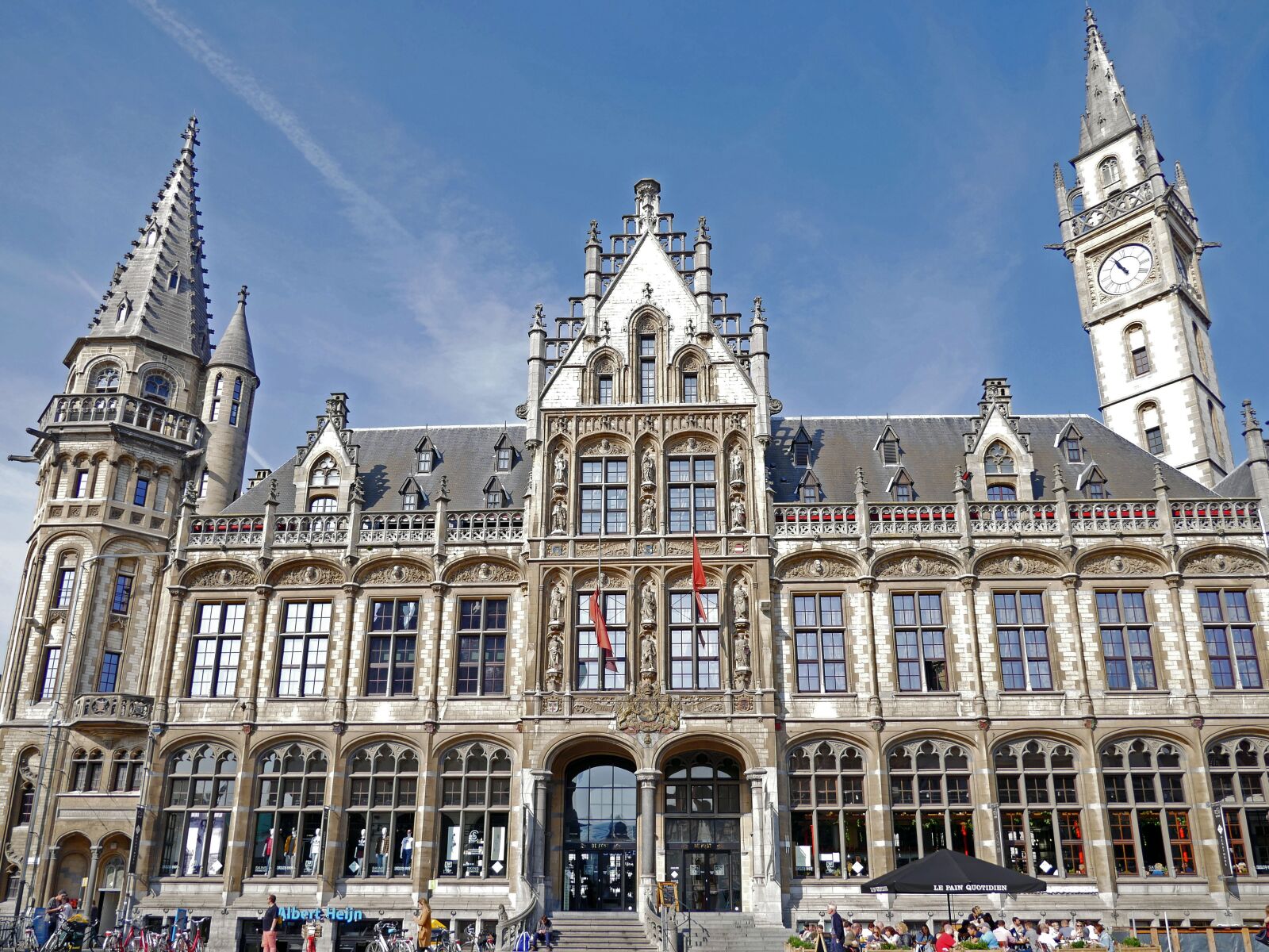 Panasonic Lumix DMC-GX8 sample photo. Gent, old post, kornmarkt photography