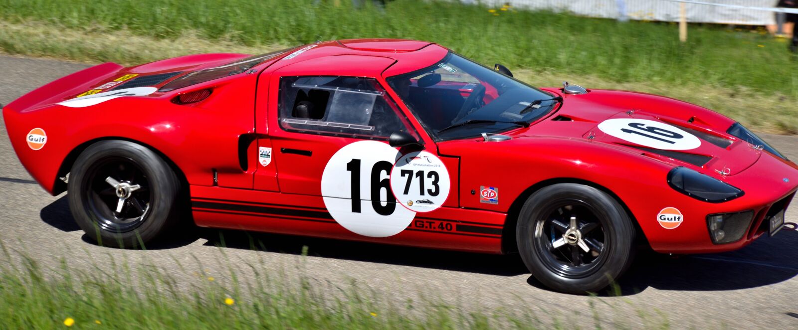 Nikon D5500 sample photo. Ford gt 40, hillclimb photography