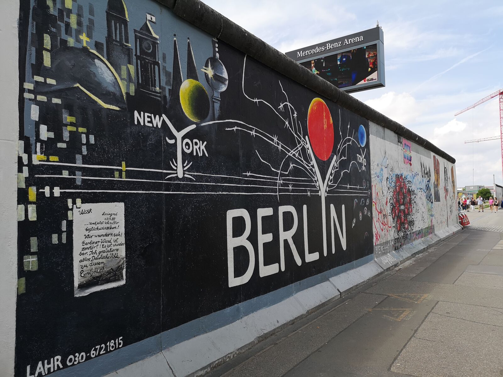 HUAWEI CLT-L09 sample photo. Wall, berlin, germany photography