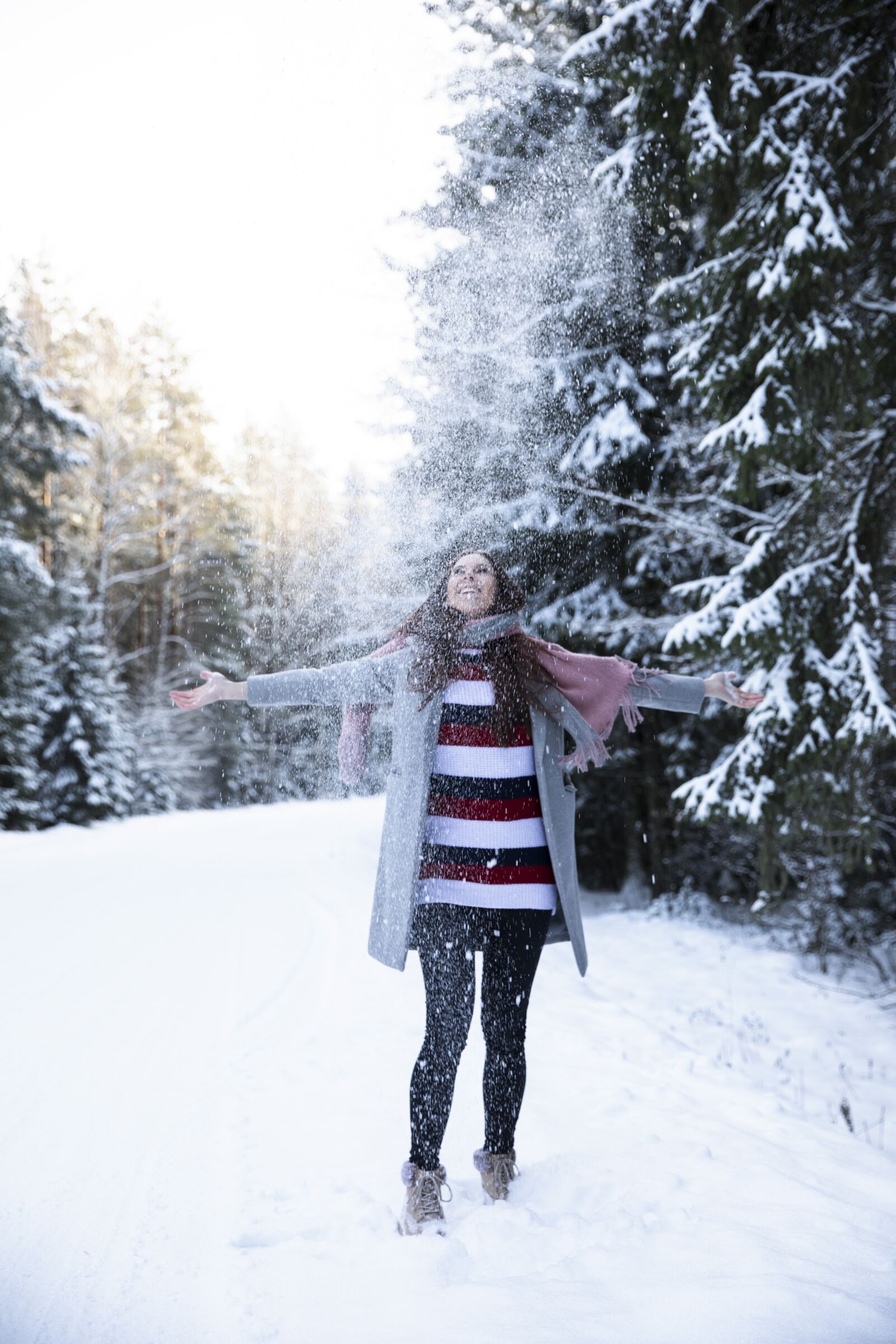 Canon EOS 5D Mark IV sample photo. Winter, snow, lady photography