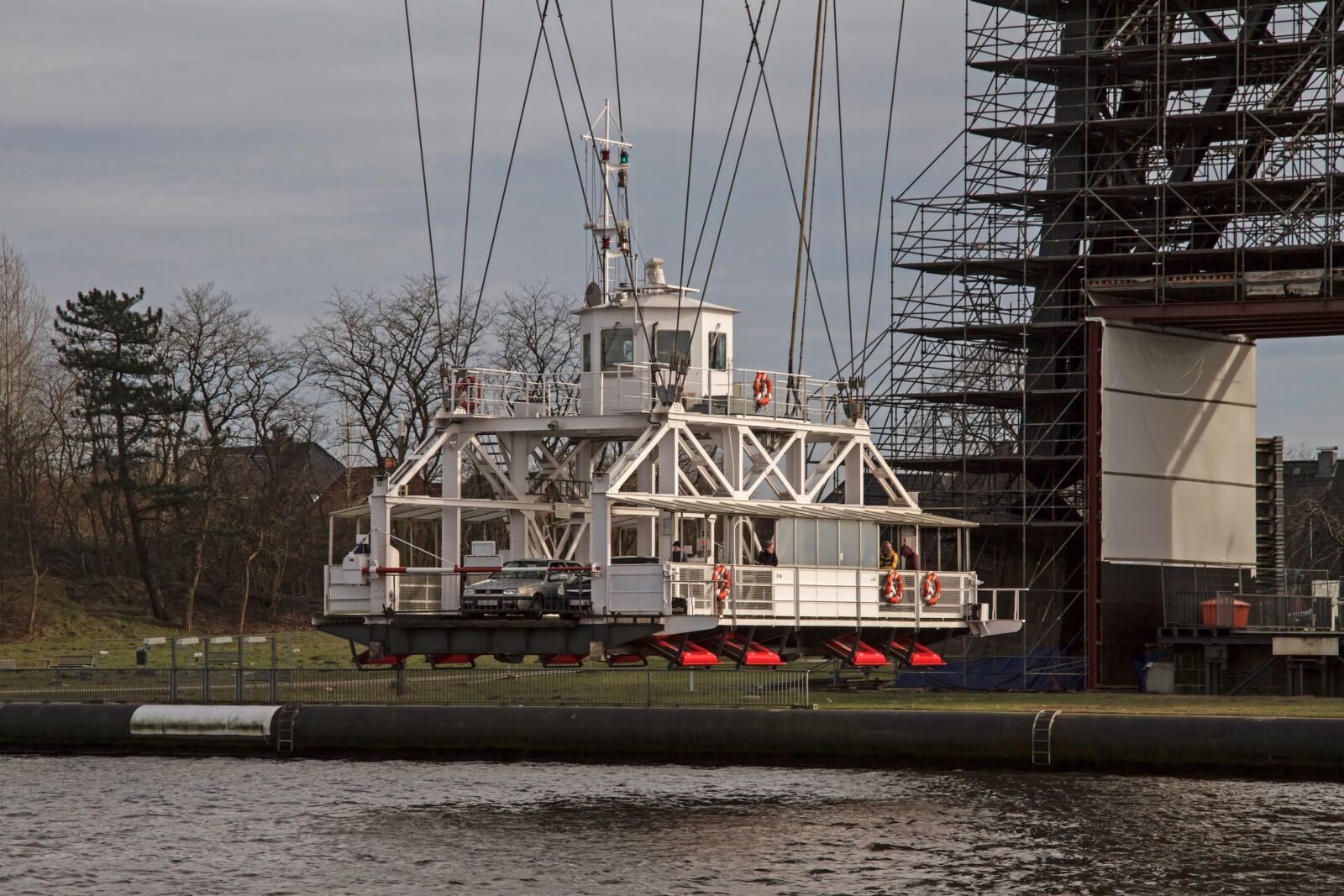 Canon EOS 7D sample photo. Transporter bridge, rendsburg, north photography