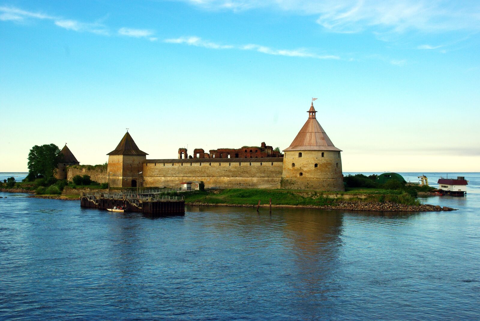 Pentax K200D sample photo. Ladoga, fortin, fortress photography