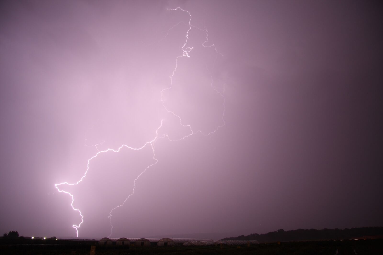 Canon EOS 40D sample photo. France, thunderstorms, lightning photography