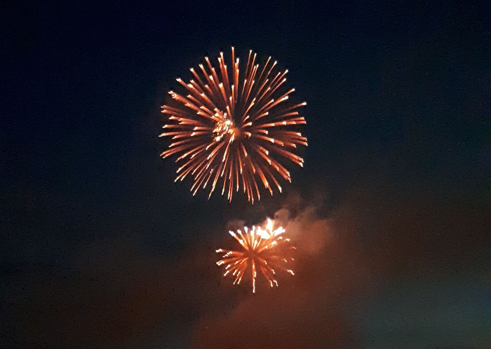 Samsung Galaxy A5(2017) sample photo. Firework, explosion, colorful photography