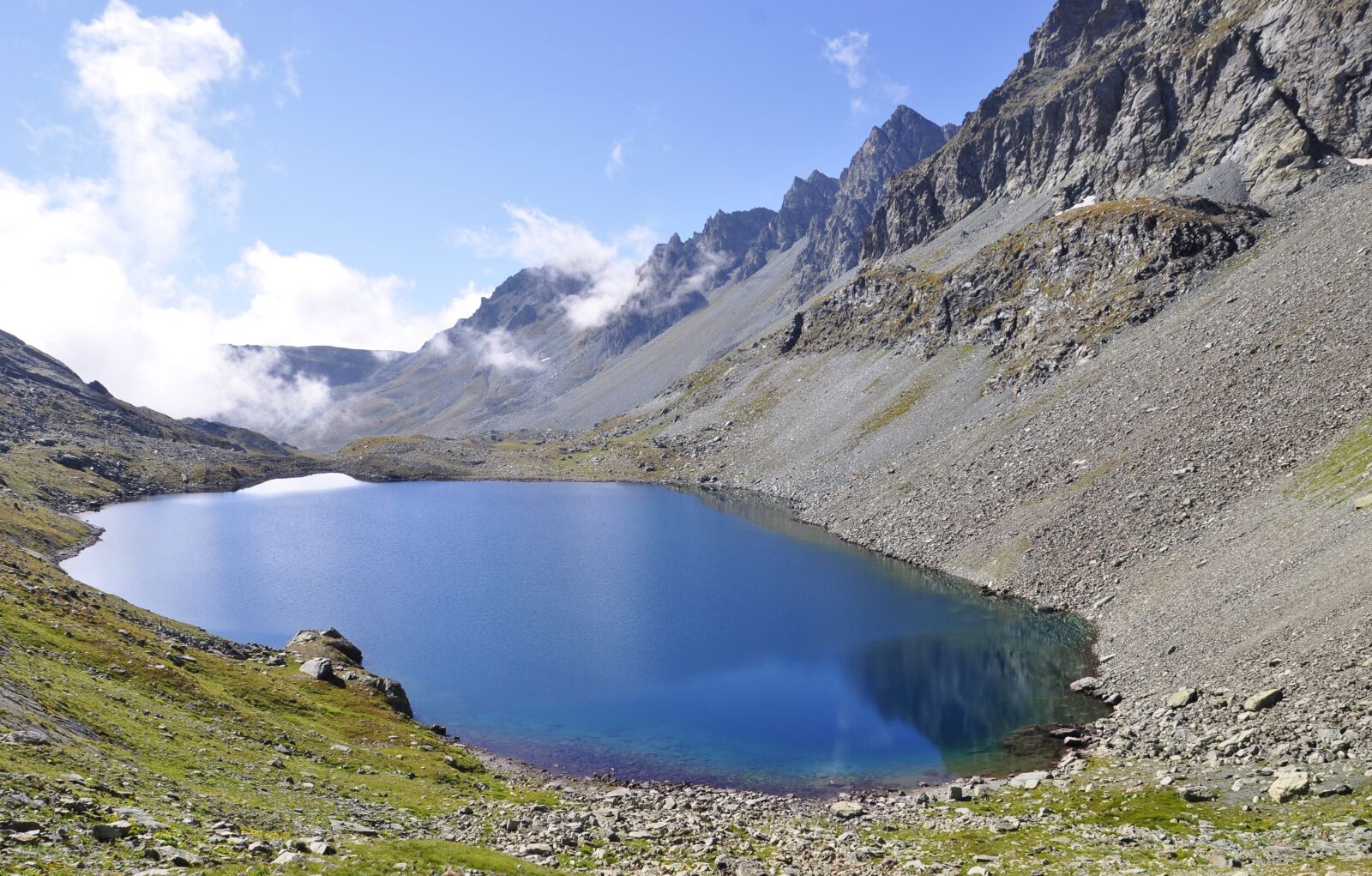 Nikon D5000 sample photo. Lake, alps, nature photography