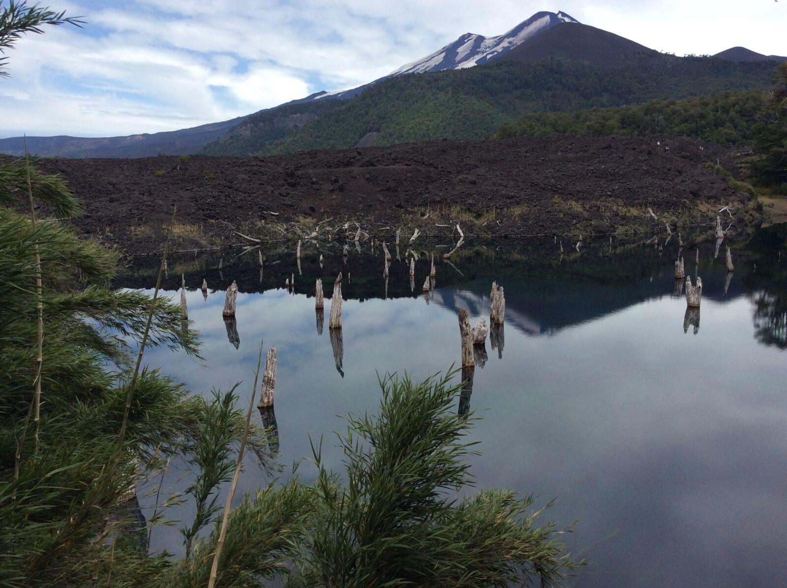 Apple iPad Air sample photo. Volcano, laguna verde, araucan photography