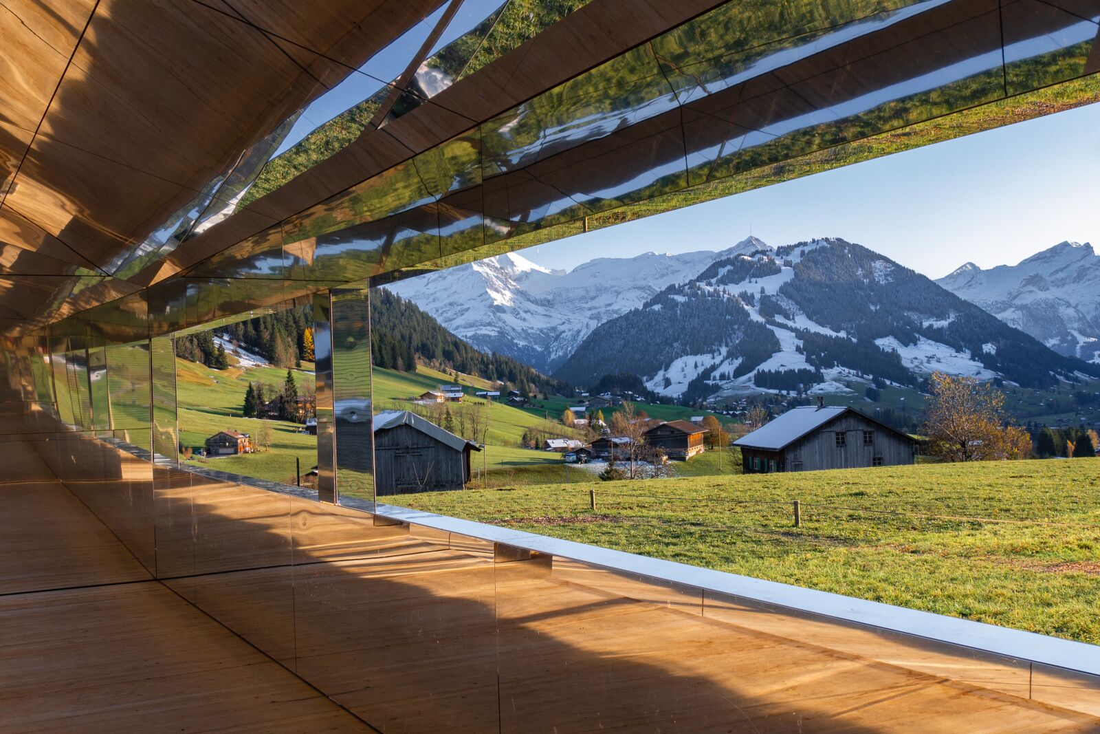 Panasonic DMC-G81 sample photo. Mirror house, mountain landscape photography