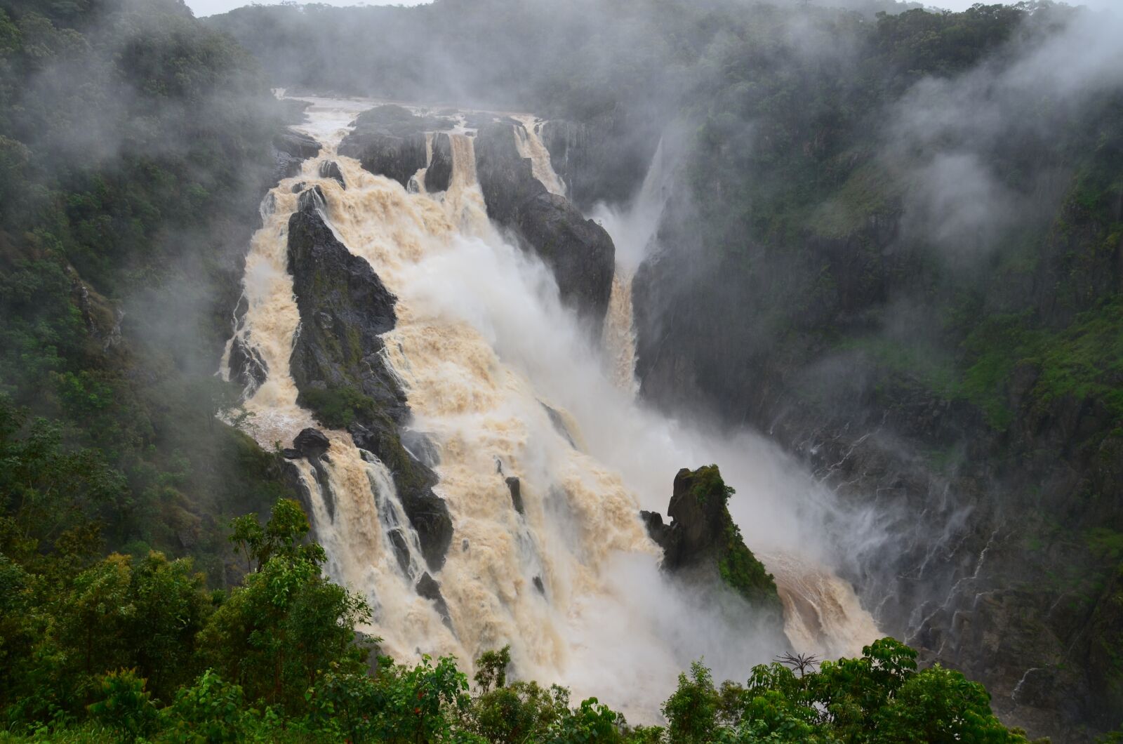 Nikon D7000 sample photo. Waterfall, rain, water photography