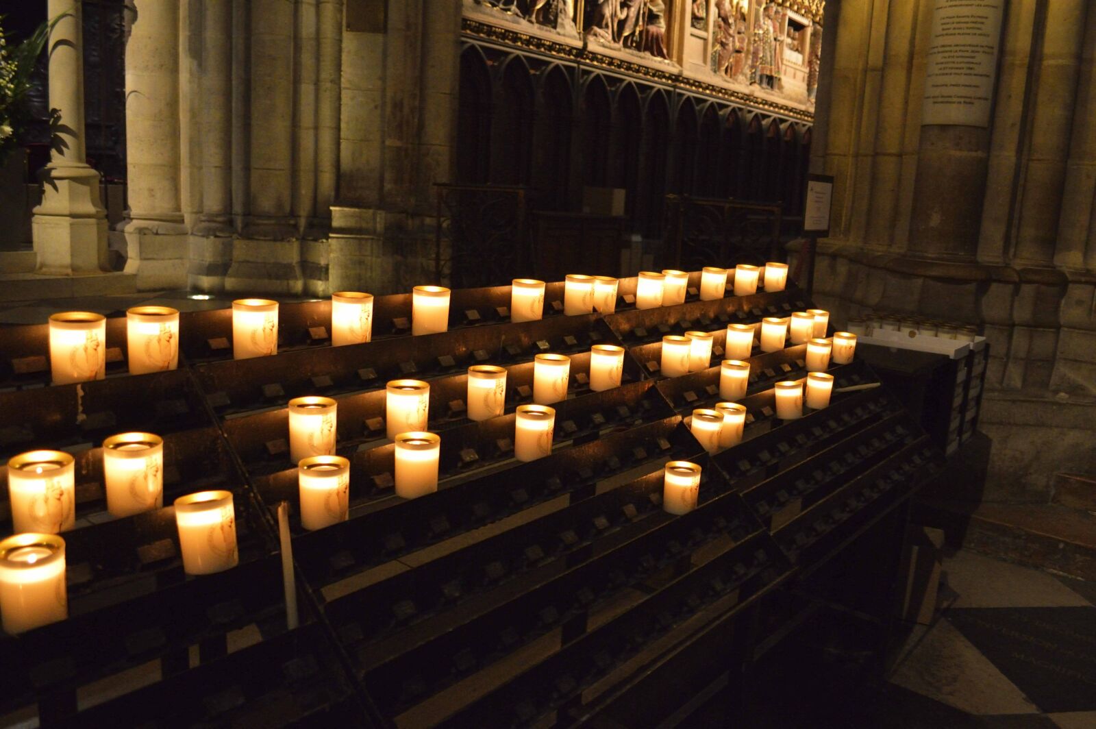 Nikon D3200 sample photo. Religious, candle, france photography