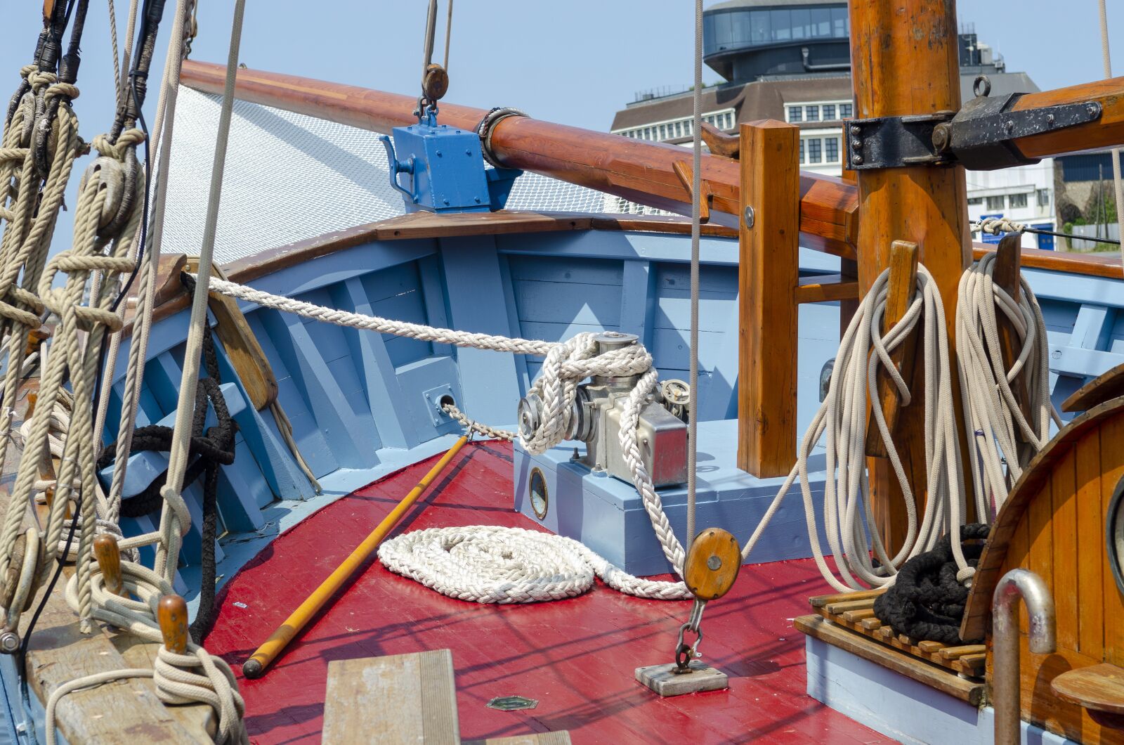 Nikon D7000 sample photo. Boat, bridge, rope photography