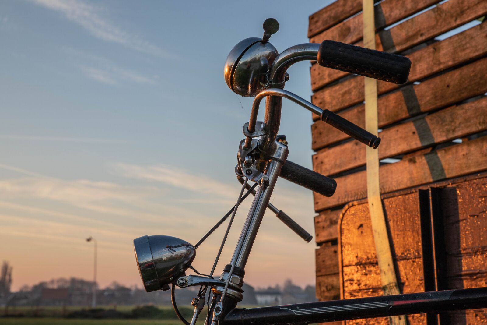 Canon EOS 6D Mark II sample photo. Bicycle, morning, landscape photography