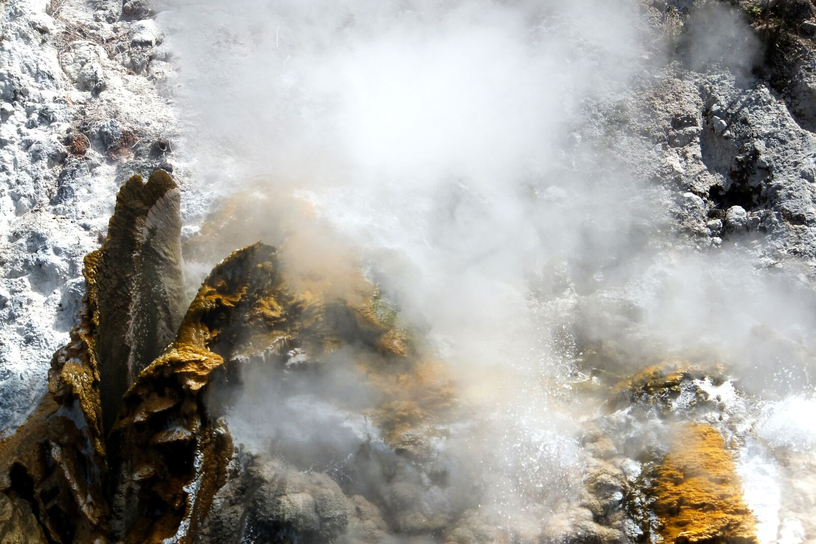 Fujifilm FinePix F550EXR sample photo. Wiamangu, volcanic, thermal photography