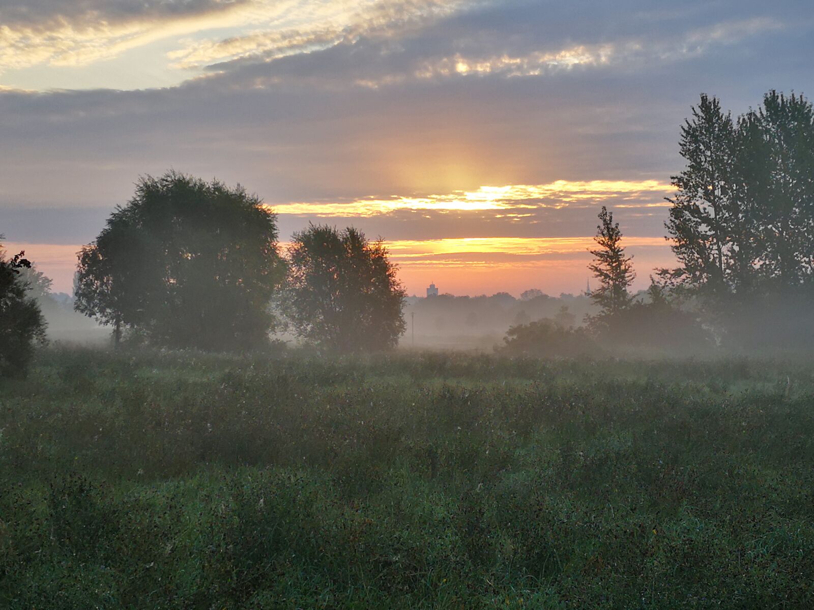 HUAWEI EML-L29 sample photo. Morning mist, landscape, sunrise photography