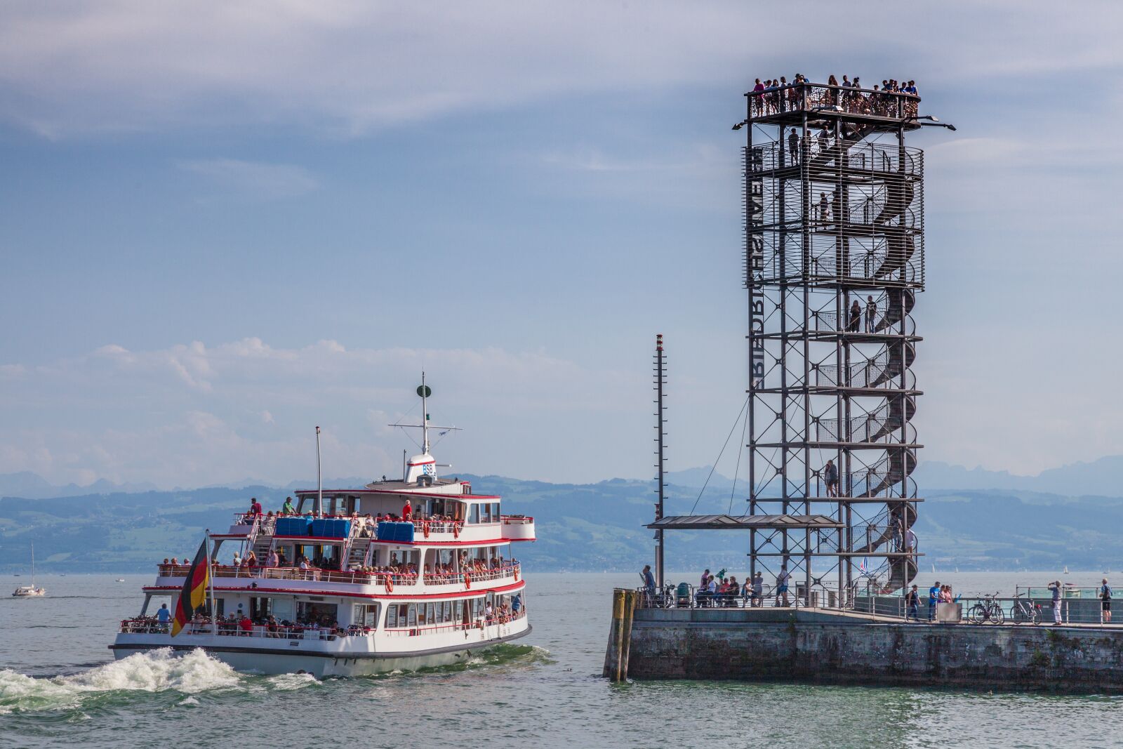 Canon EOS 5D Mark II sample photo. Moleturm, friedrichshafen, lake constance photography