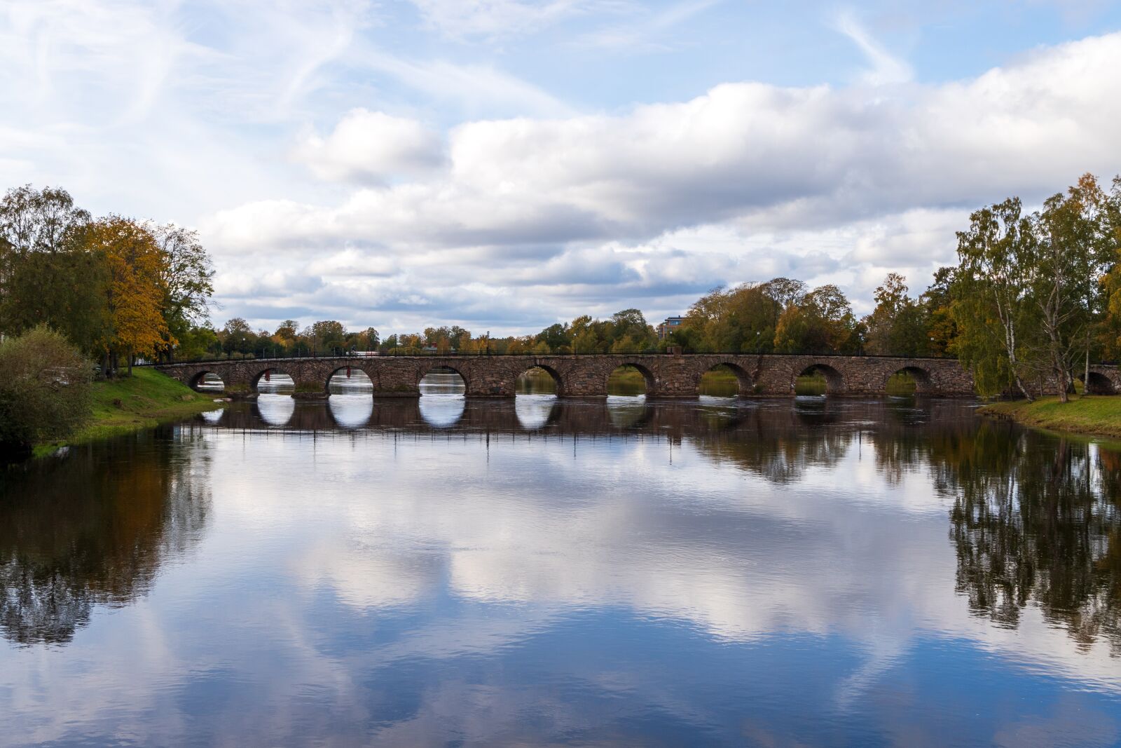 Canon EOS 6D Mark II sample photo. Sweden, karlstad, stone bridge photography