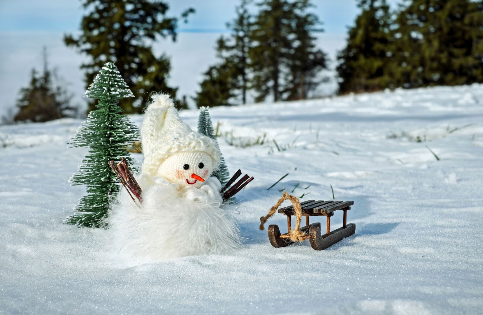 Fujifilm X-T10 + Fujifilm XF 35mm F1.4 R sample photo. Snowman, snow, winter photography