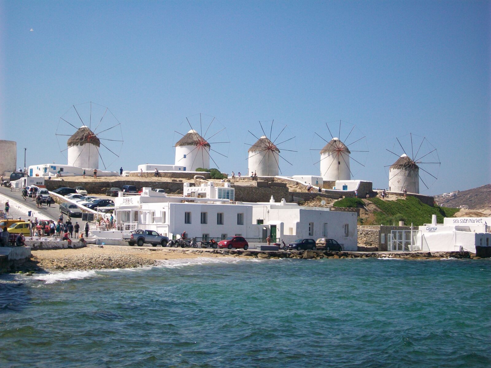 Kodak EASYSHARE M1063 DIGITAL CAMERA sample photo. Windmills, katakolon, greece photography