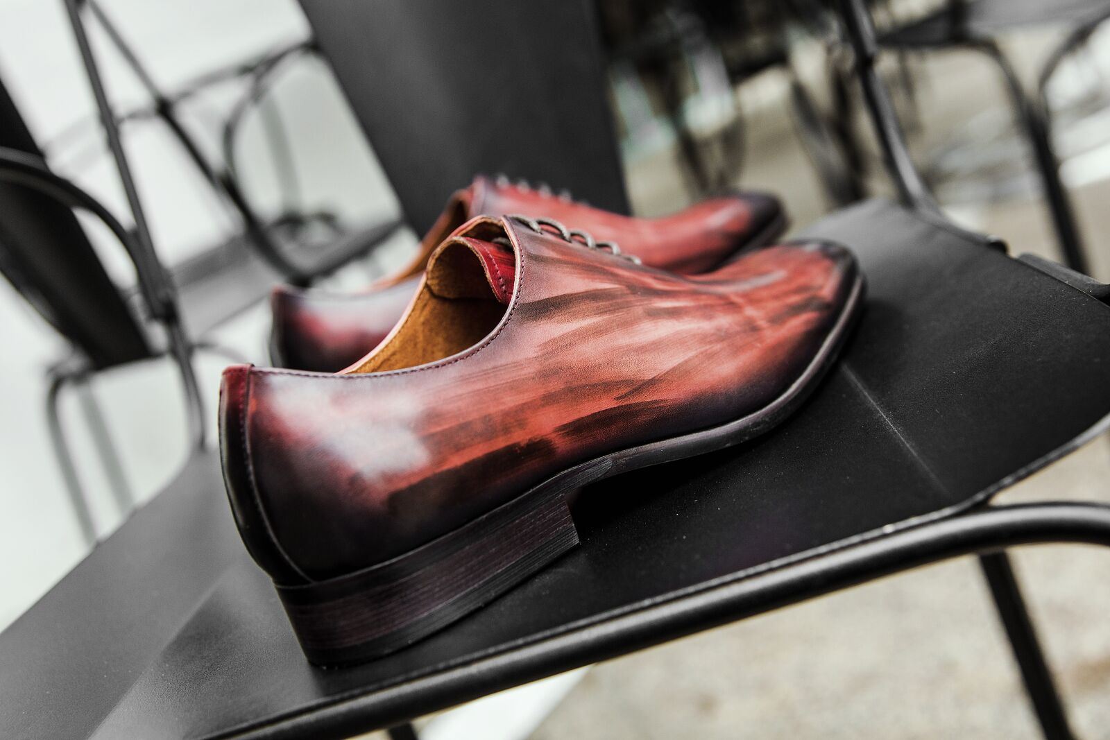 Canon EF 24-70mm F2.8L II USM sample photo. Shoes men, shoe, shine photography