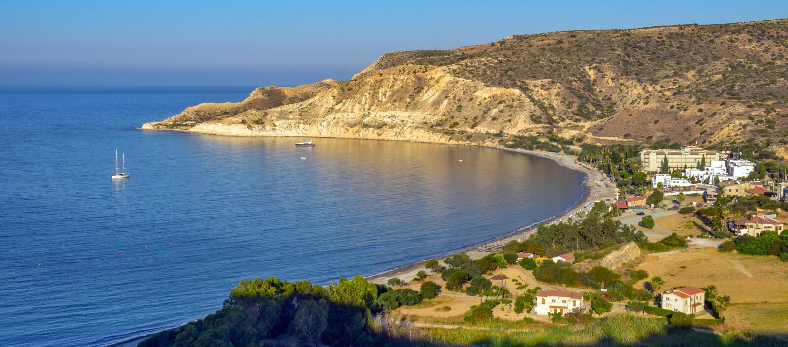 Nikon D3300 sample photo. Cyprus, pissouri bay, view photography