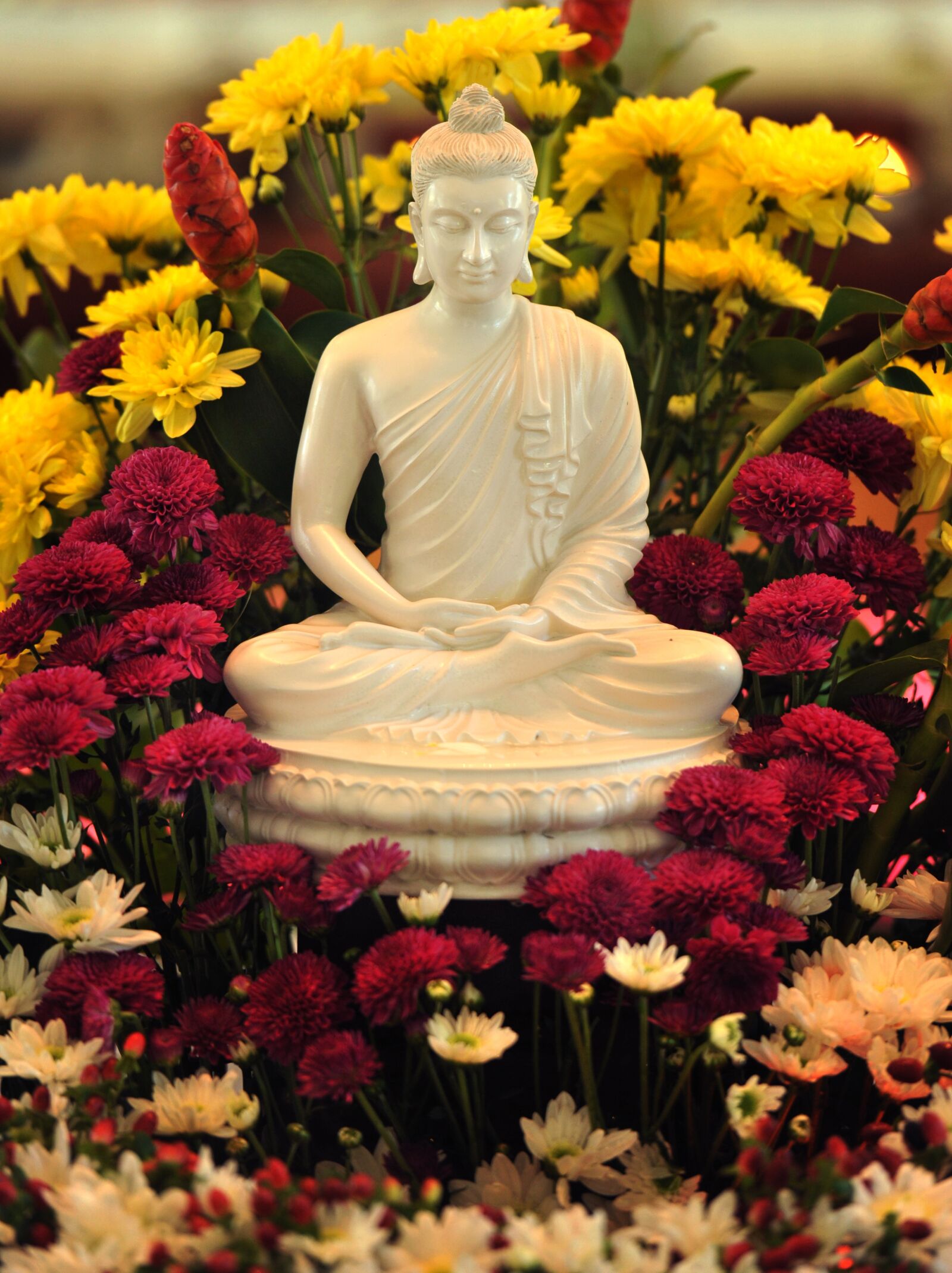 Nikon D3 sample photo. Theravada buddhism, buddha statue photography