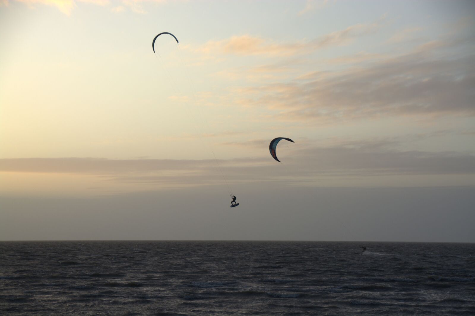 Nikon D5200 sample photo. Kitesurfer, kite, abendstimmung photography