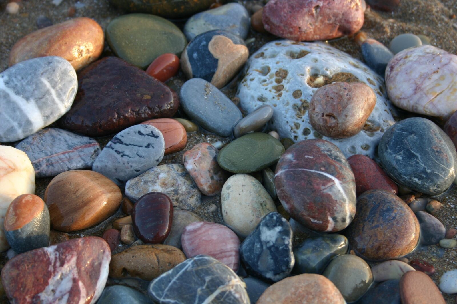 Canon EOS 300D (EOS Digital Rebel / EOS Kiss Digital) sample photo. Stones, round, pebbles photography