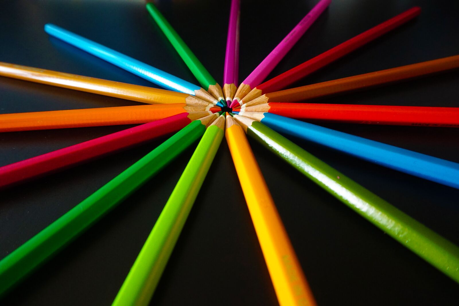 Sony a6000 sample photo. Colored pencils, colorful, paint photography