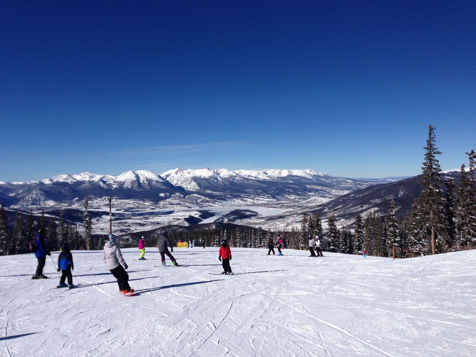 iPhone 5 back camera 4.12mm f/2.4 sample photo. Ski, colorado, slopes photography