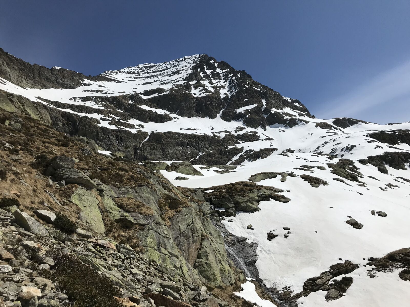 iPhone 7 back camera 3.99mm f/1.8 sample photo. Pizzo di claro, alpine photography