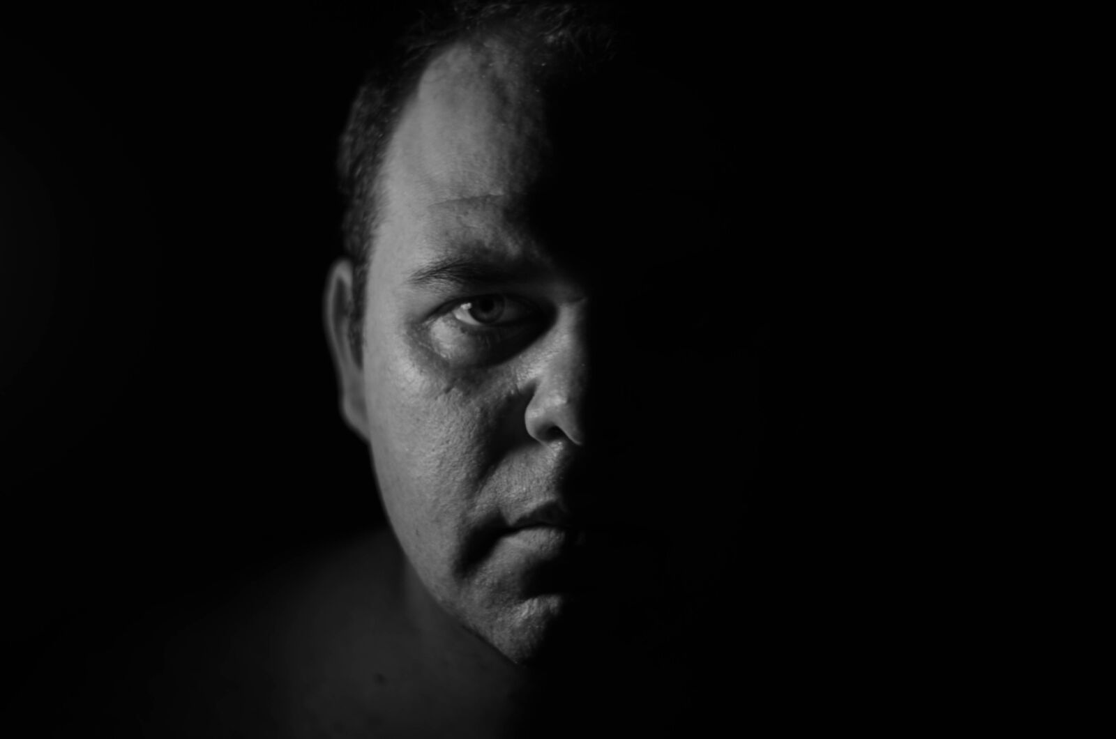 Nikon D5100 sample photo. Look, man, face photography