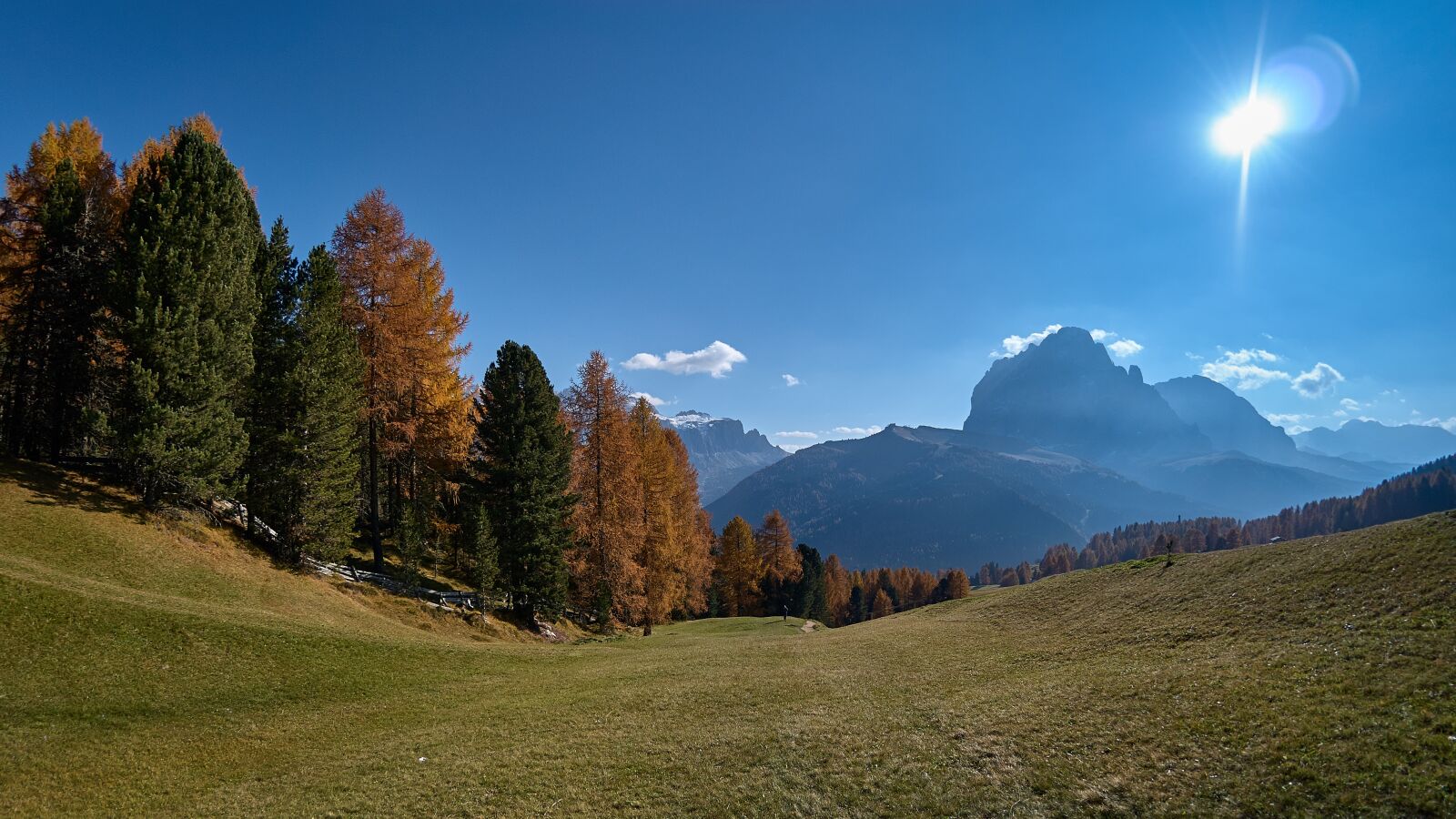 Nikon D200 sample photo. Autumn, sassolungo, italy photography