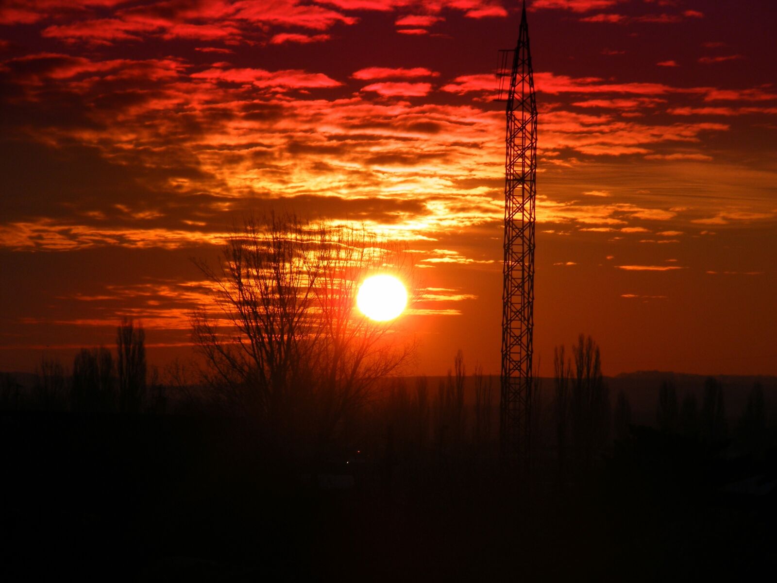 Fujifilm FinePix S5700 S700 sample photo. Sunset, sky, sun photography