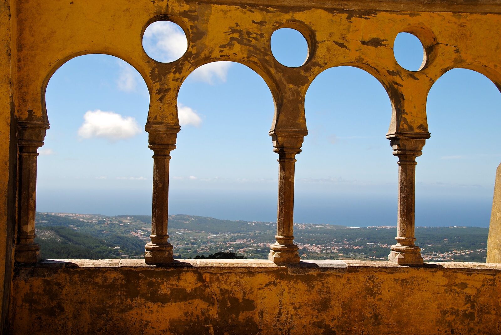 Nikon D3000 sample photo. Terrace, portugal, sintra photography