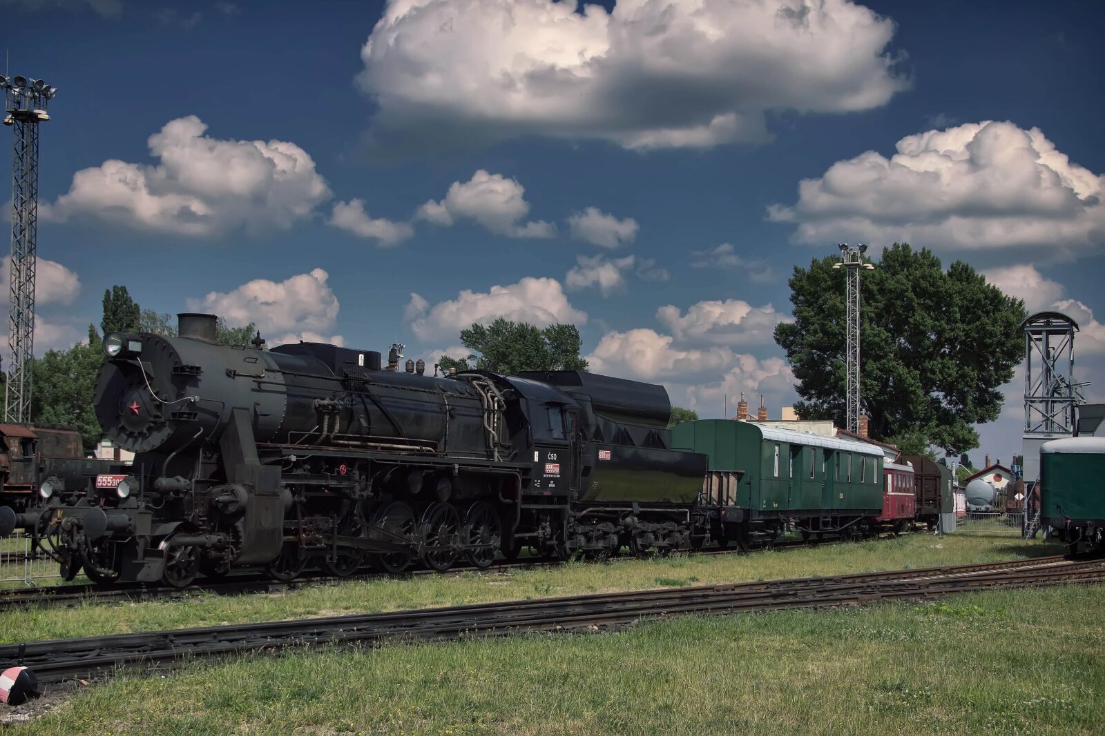 Canon EOS 600D (Rebel EOS T3i / EOS Kiss X5) sample photo. Train, steam locomotive, railway photography