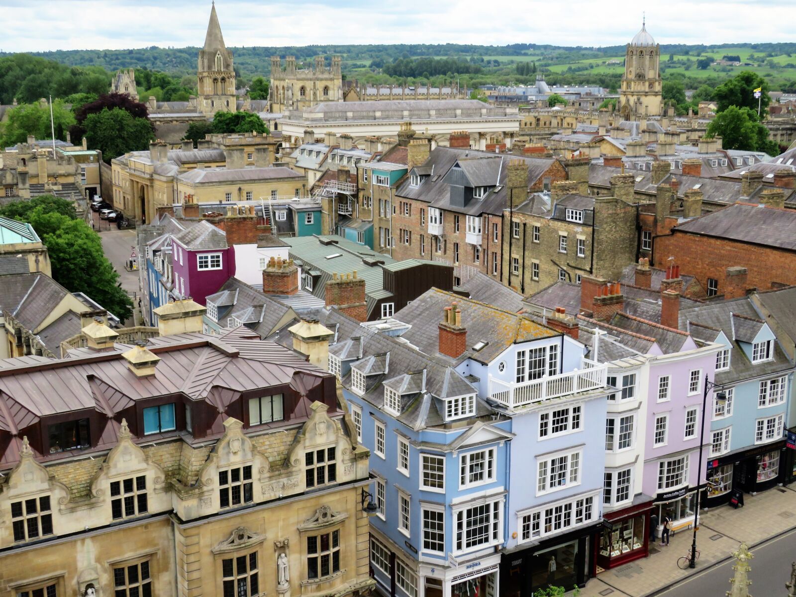 Canon PowerShot SX540 HS sample photo. Oxford, oxfordshire, rooftops photography