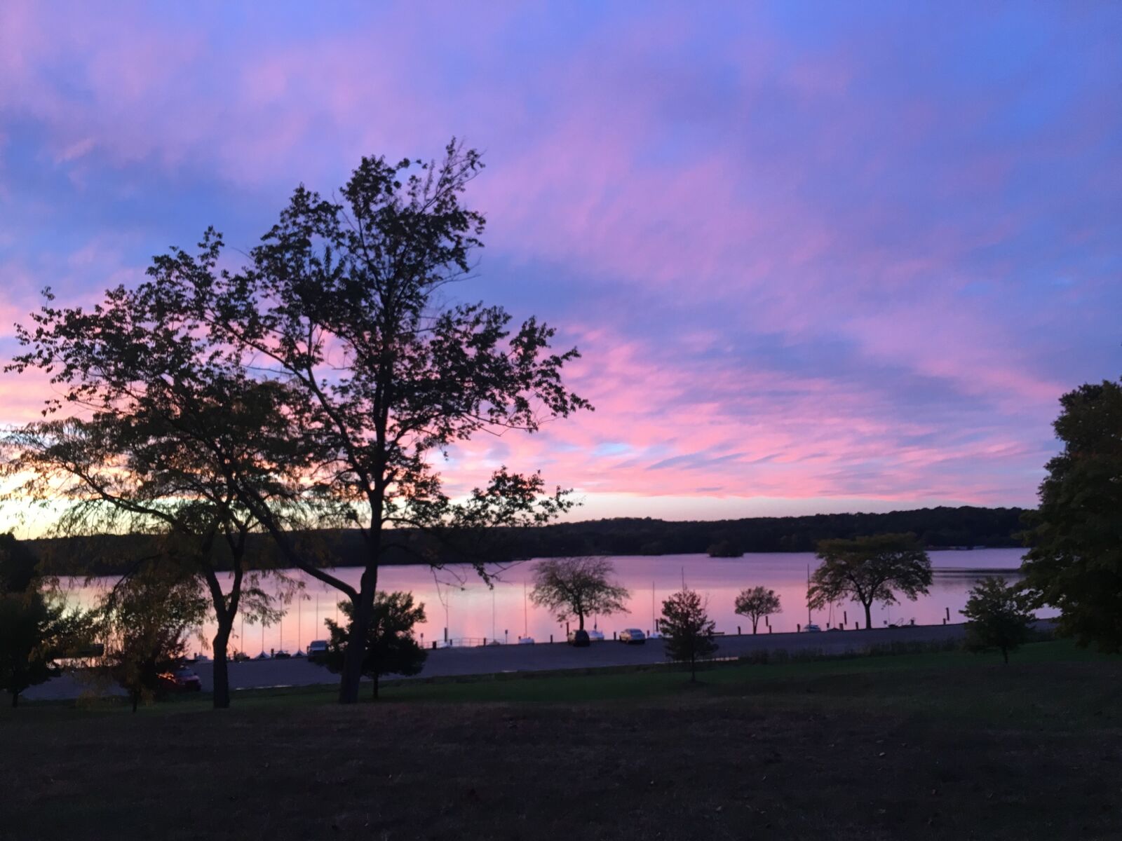 Apple iPhone 6s sample photo. Sunset, wate, violet photography