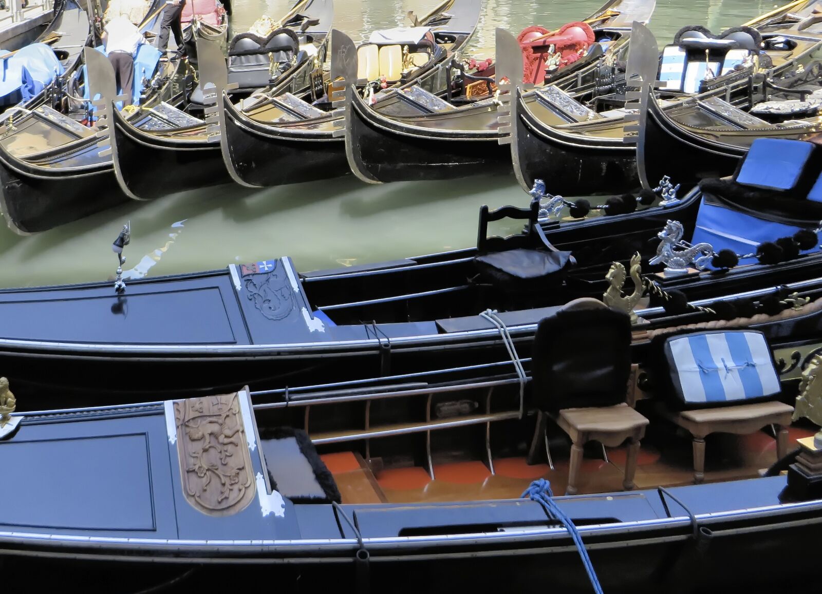 Canon PowerShot SX270 HS sample photo. Italy, venice, gondolas photography