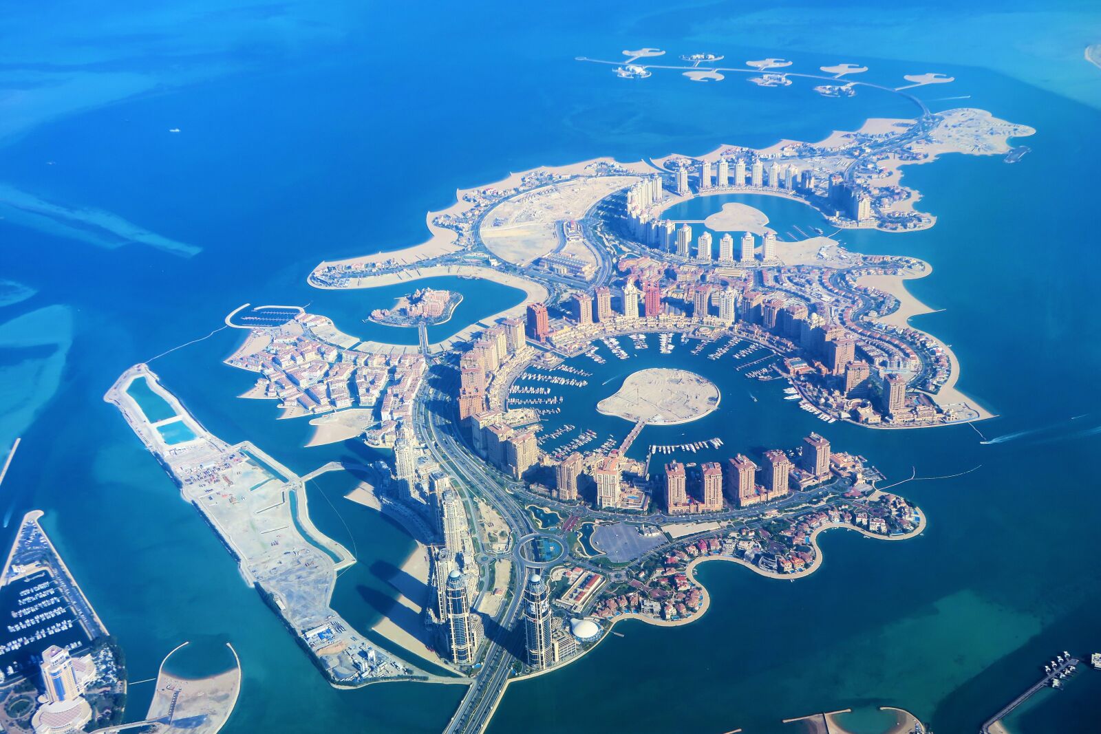 Canon PowerShot G7 X sample photo. Artificial islands, qatar, doha photography