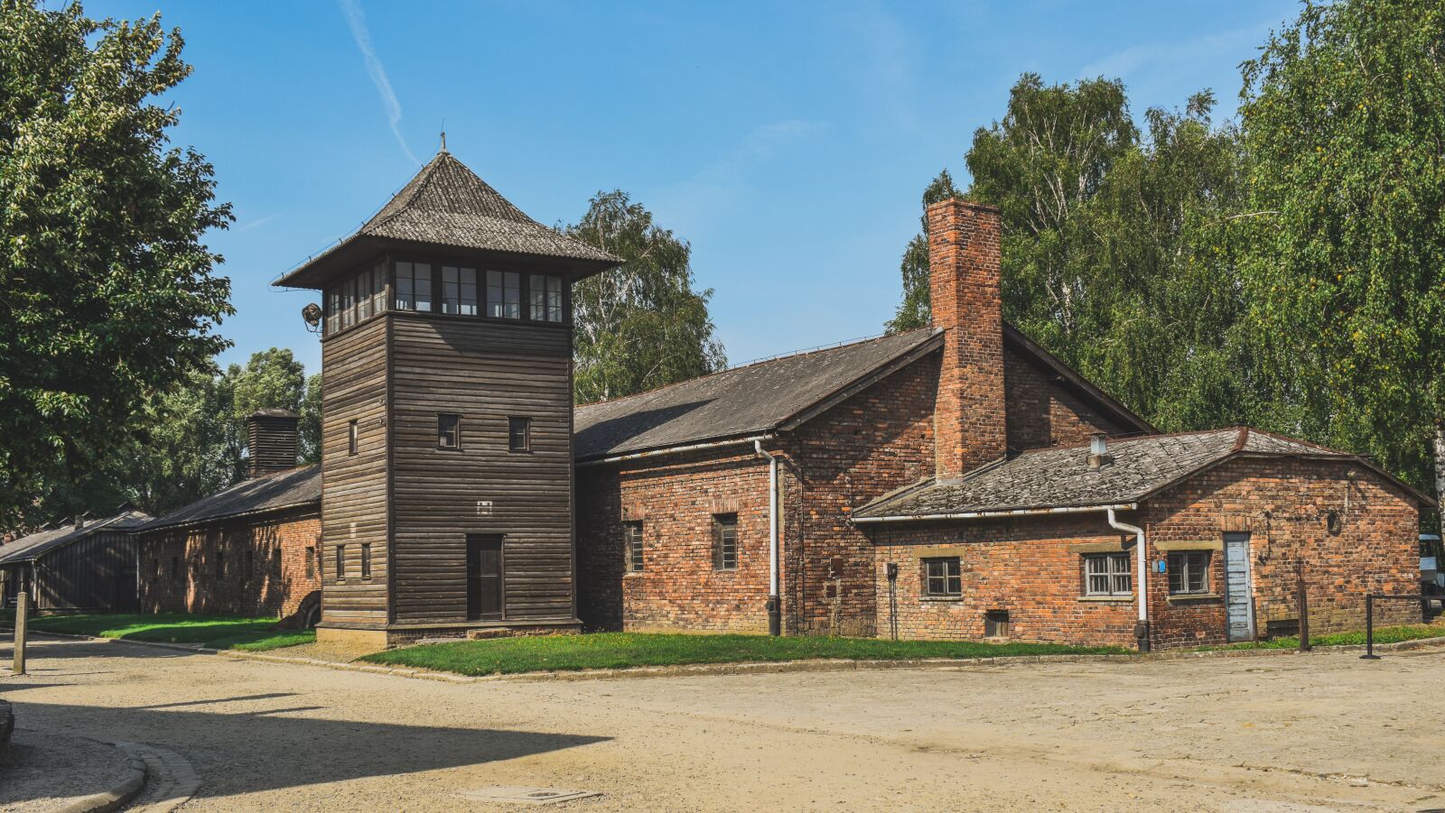Nikon D3300 sample photo. Auschwitz, concentration camp, buildings photography
