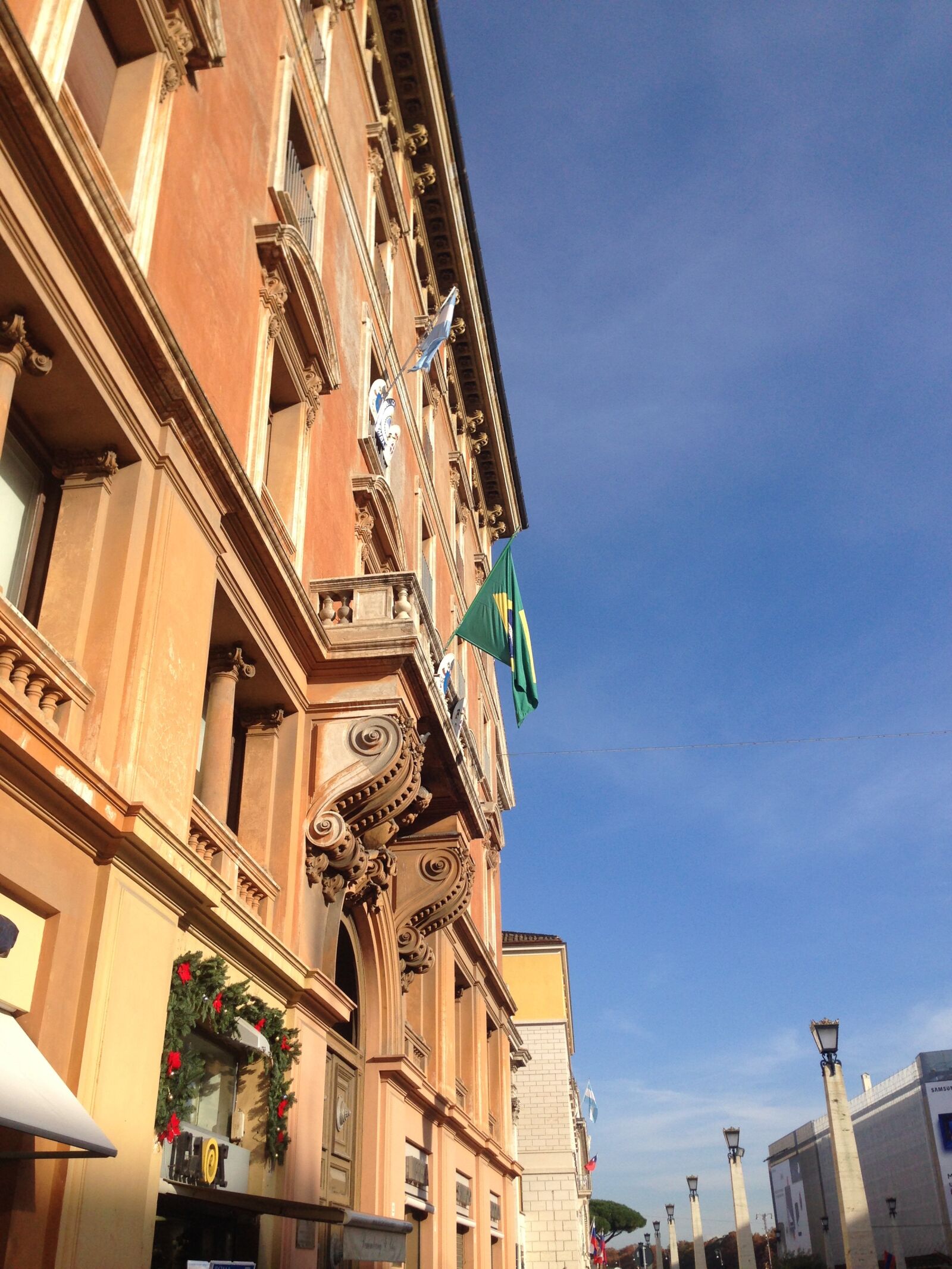 iPhone 5 back camera 4.12mm f/2.4 sample photo. Vatican, italy, brazil embassy photography