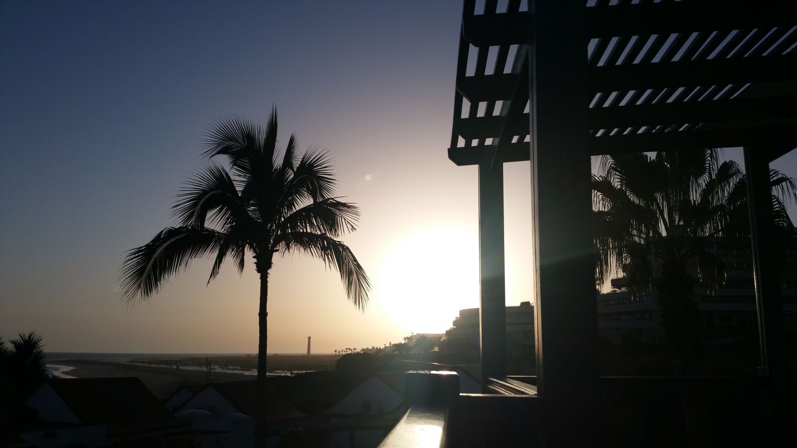 Samsung Galaxy S5 LTE-A sample photo. Sunset, fuerteventura, palm photography