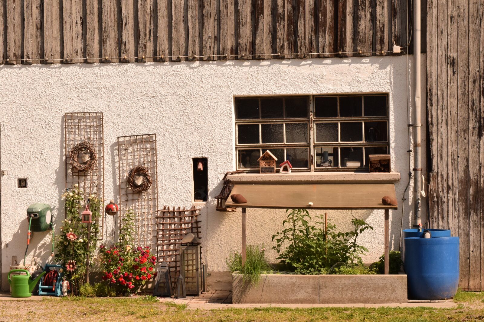 Nikon D3300 sample photo. Hauswand, house facade, rural photography